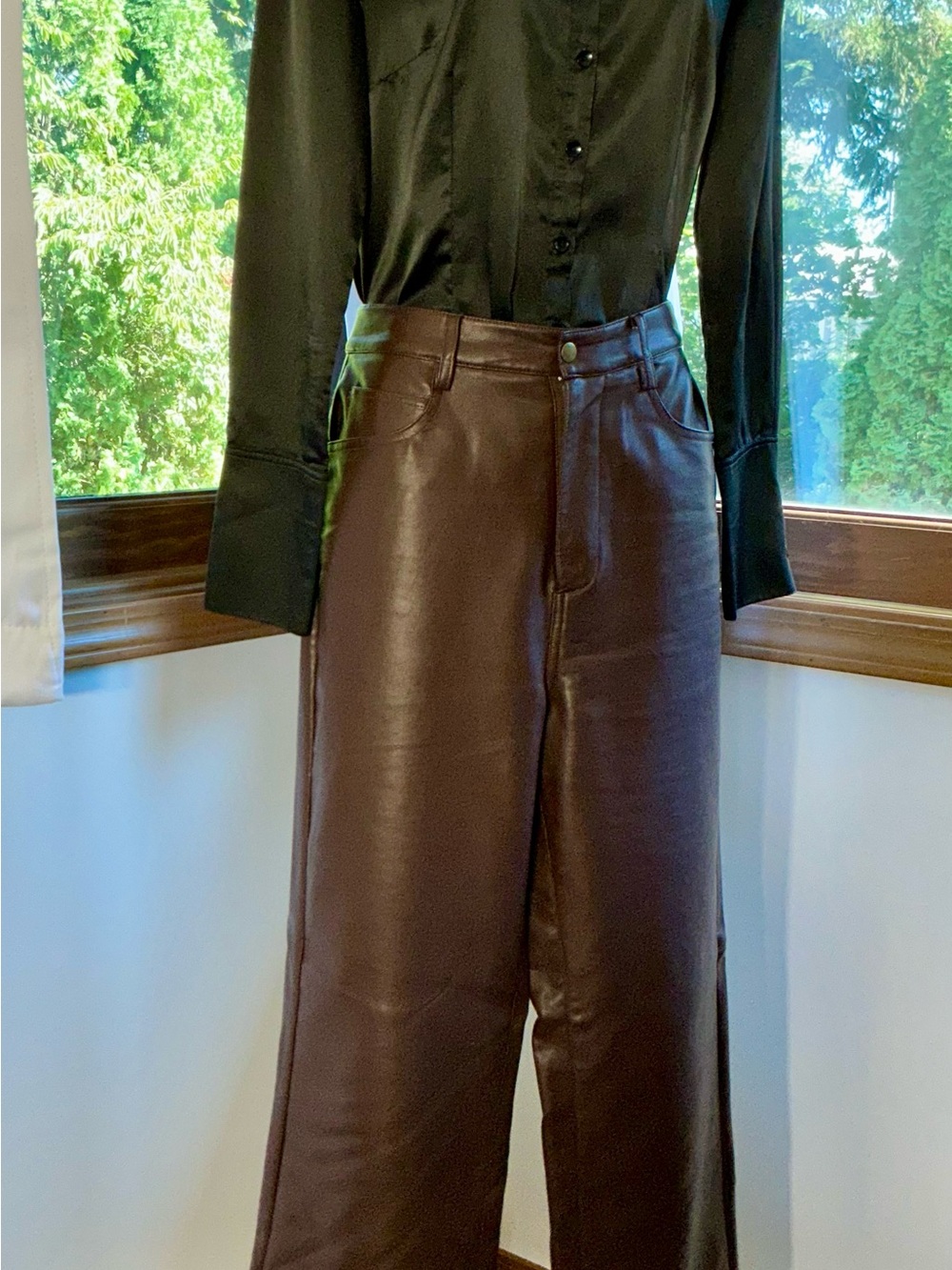 Wayf x Jourdan Sloane Giselle Faux Leather Pants (Nordstrom Exclusive)